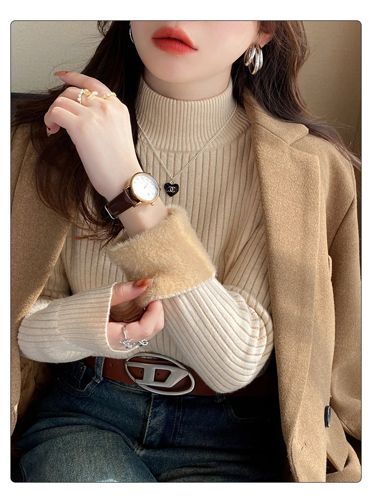 Oversized knitted sweater