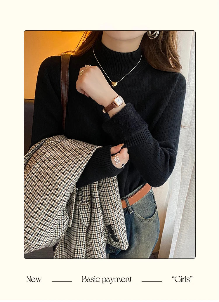 Oversized knitted sweater