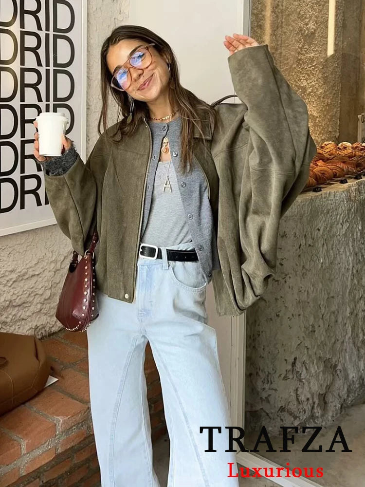Casual Soft Bomber Jacket