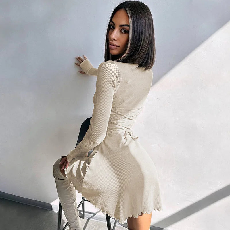 Mini Dress with long sleeves