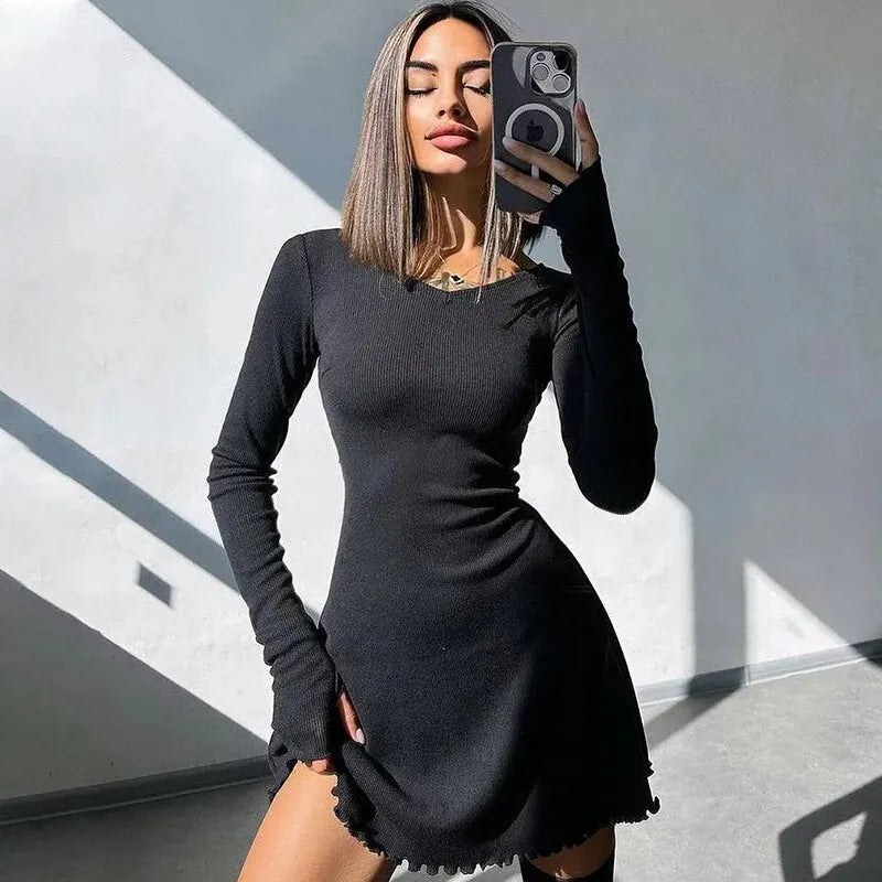 Mini Dress with long sleeves