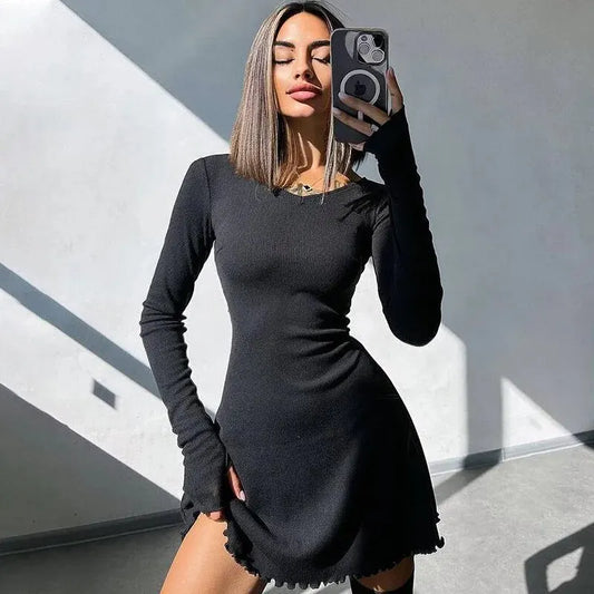 Mini Dress with long sleeves