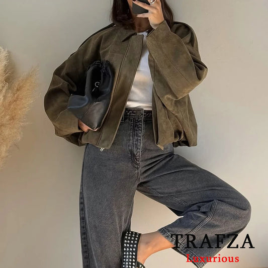 Casual Soft Bomber Jacket
