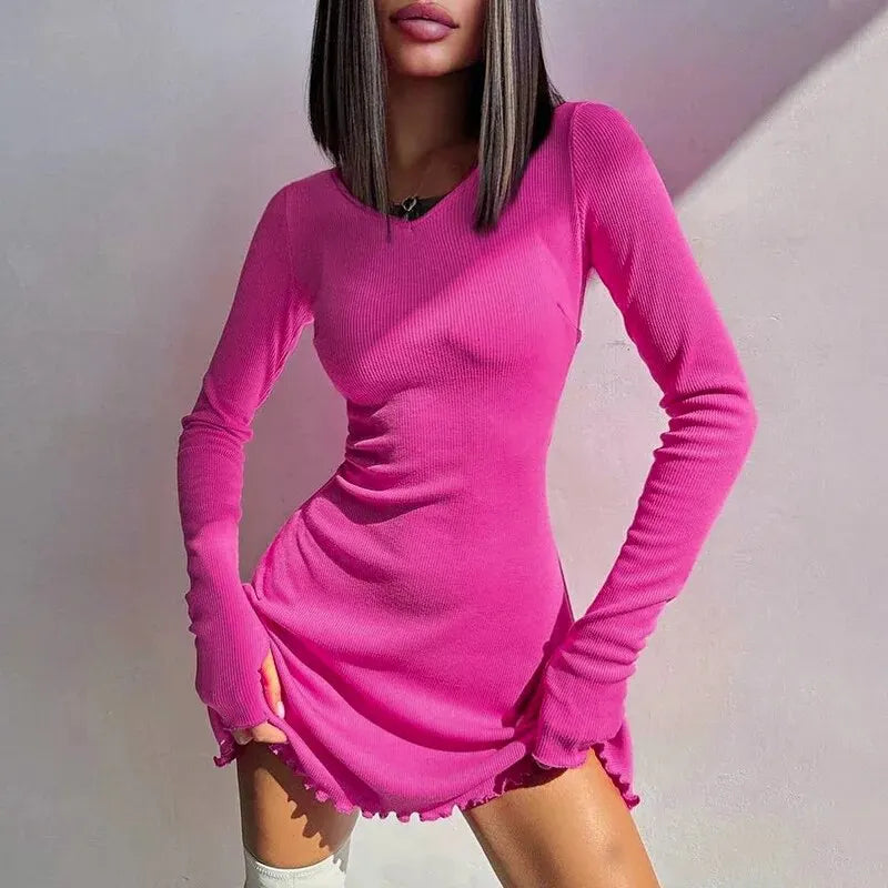 Mini Dress with long sleeves