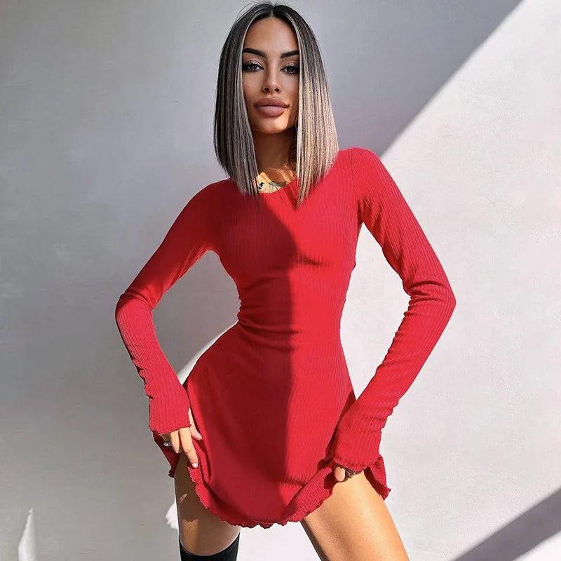 Mini Dress with long sleeves