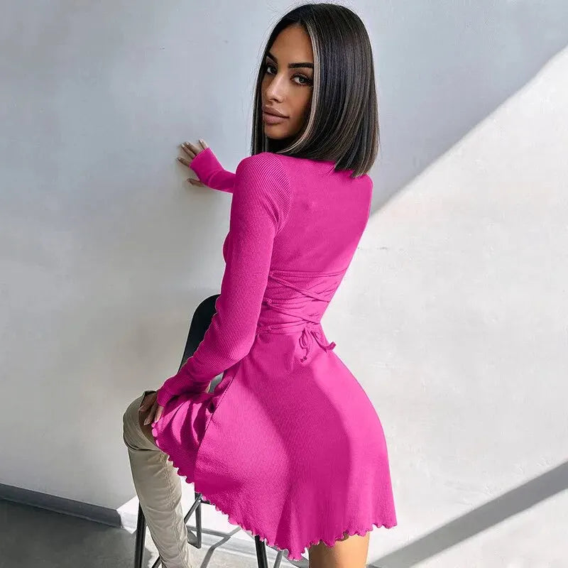 Mini Dress with long sleeves
