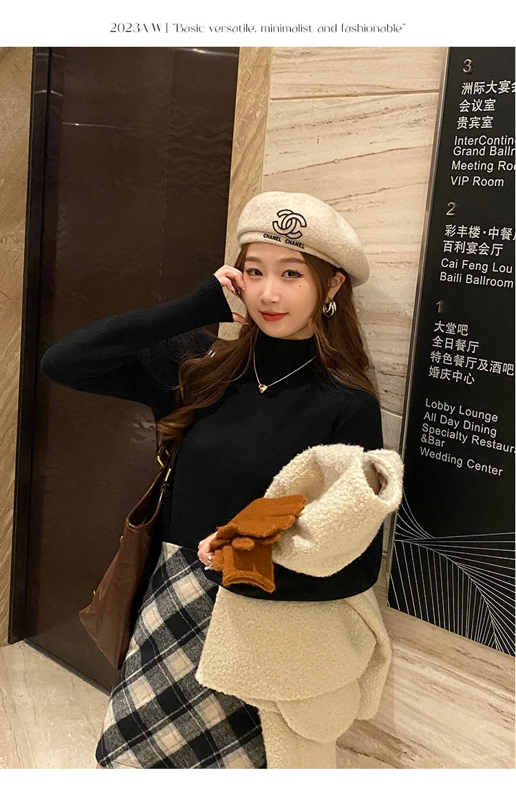 Oversized knitted sweater