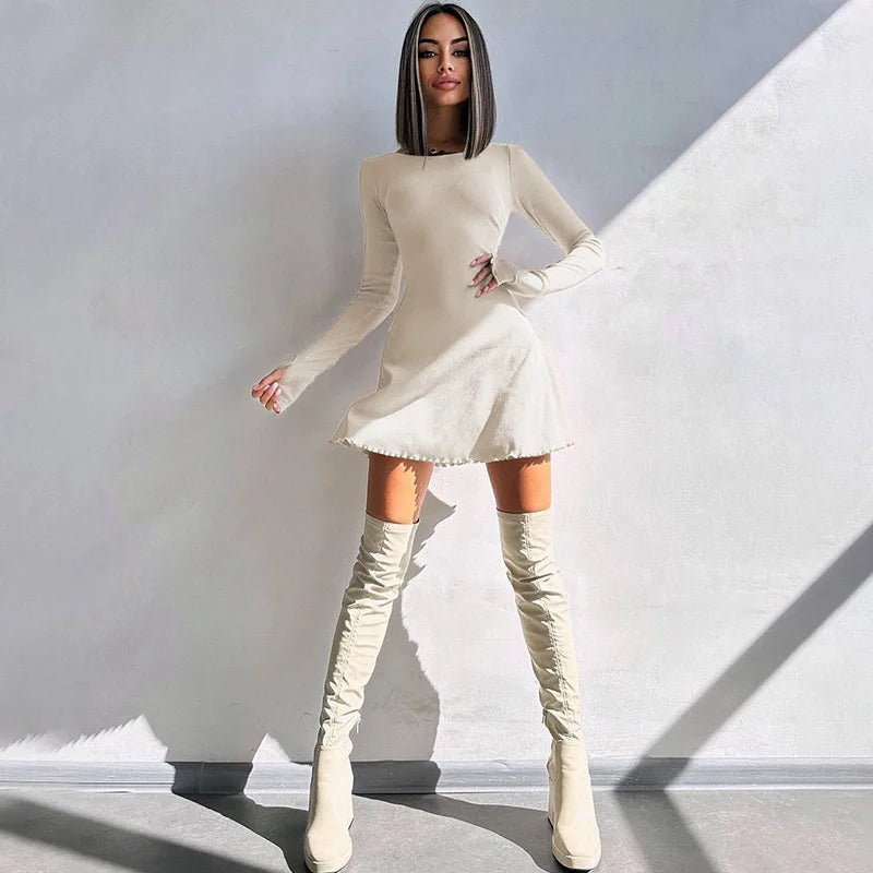 Mini Dress with long sleeves