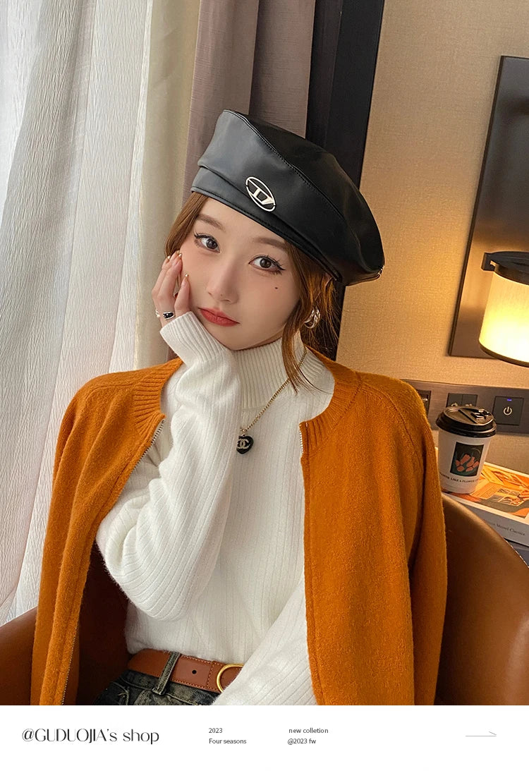 Oversized knitted sweater