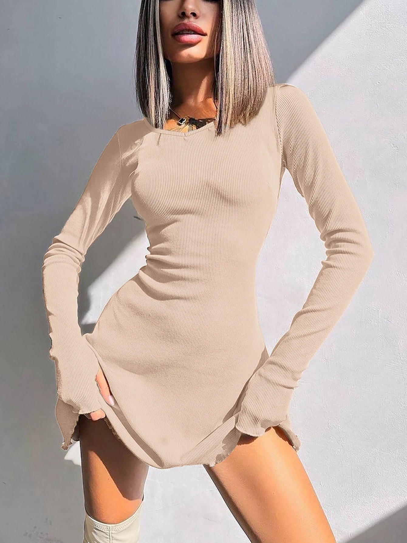 Mini Dress with long sleeves