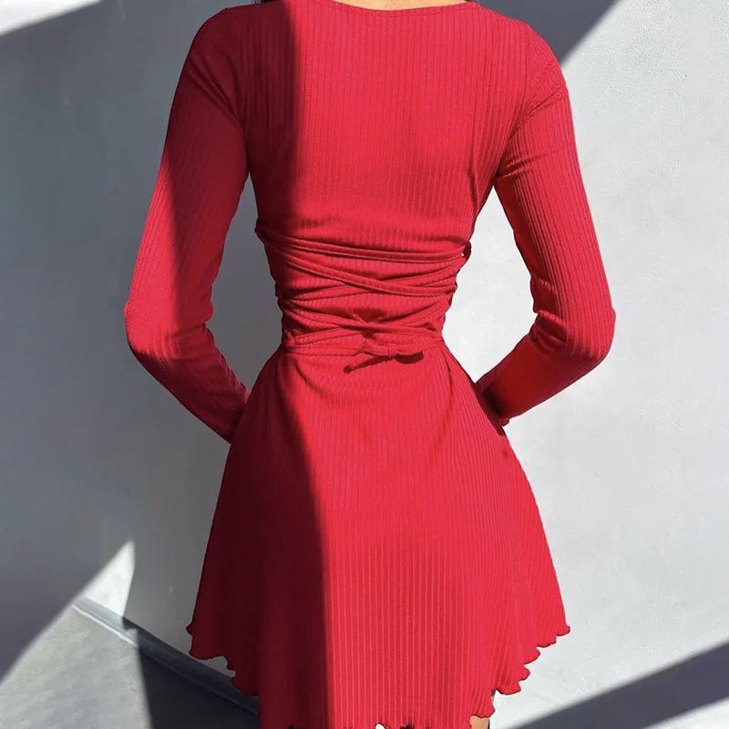 Mini Dress with long sleeves