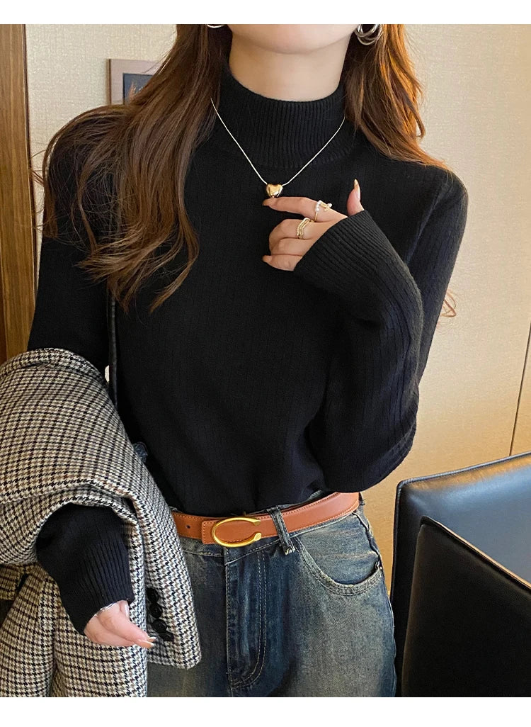 Oversized knitted sweater