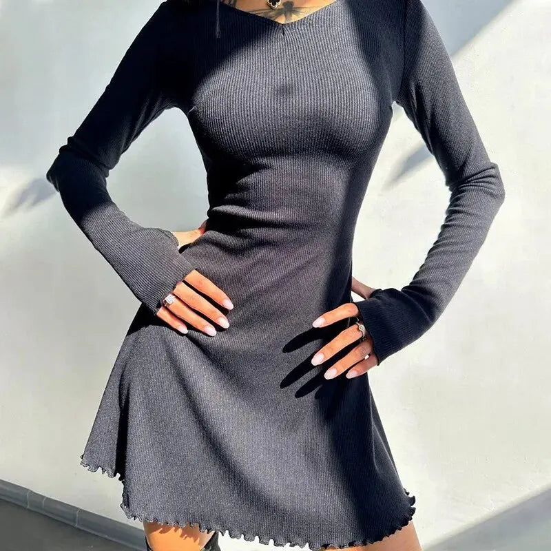 Mini Dress with long sleeves