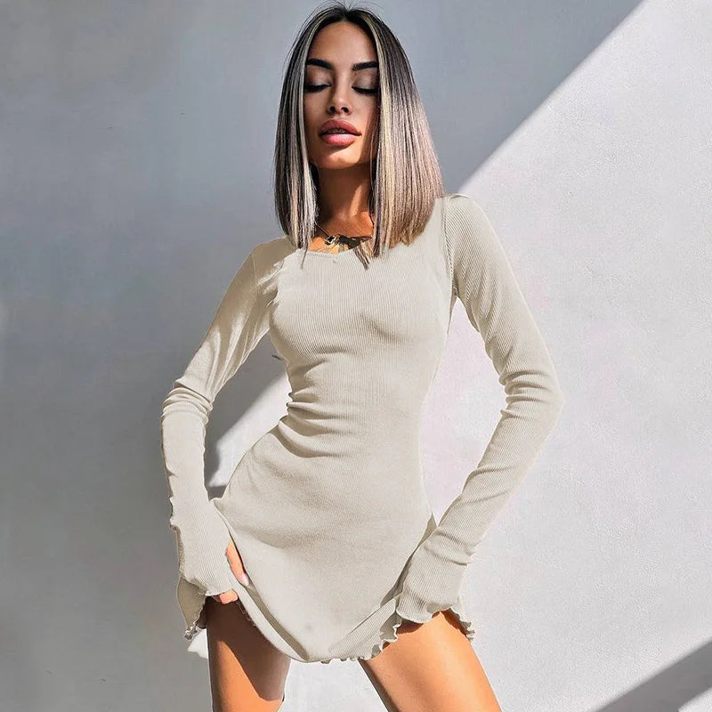Mini Dress with long sleeves